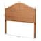 Baxton Studio Clive Vintage Traditional Farmhouse Ash Walnut Finished Wood Full Size Headboard 181-11132-Zoro - alternate 4